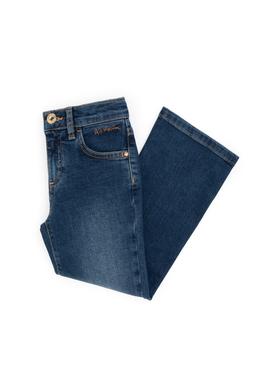 Kız Çocuk Mavi Slim Flare Fit Jean Pantolon - 50317872009