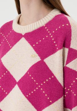 Kadın Krem Bisiklet Yaka Kazak - 50314665013