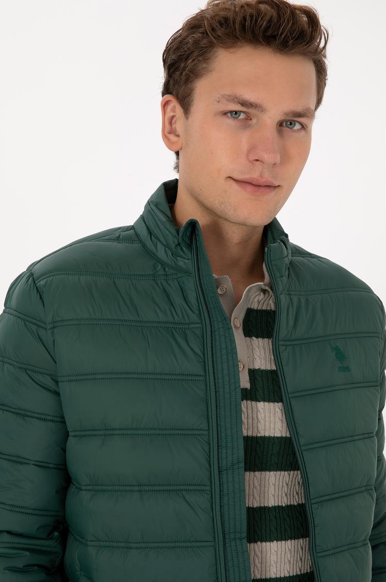 Erkek Koyu Yeşil Mont