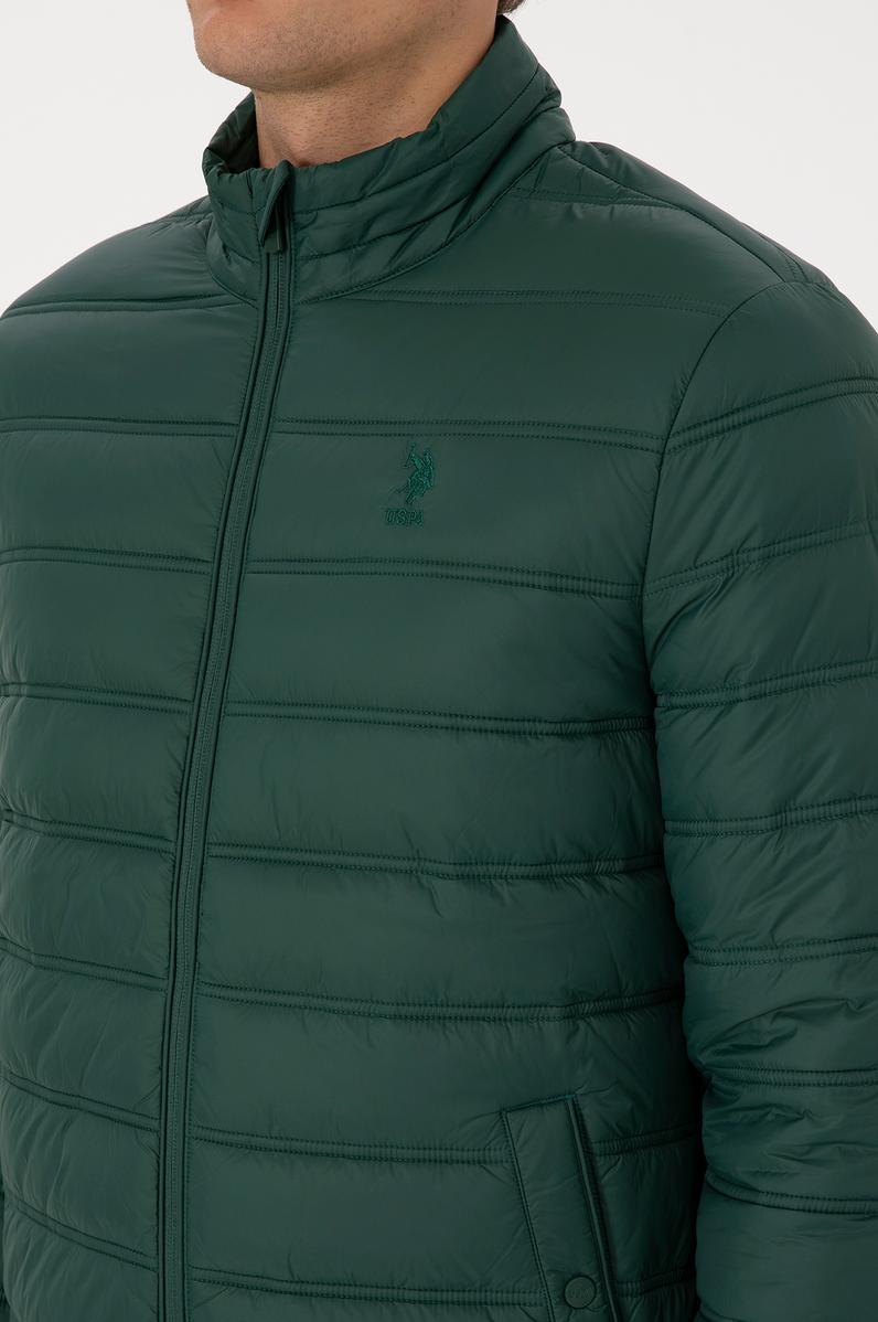 Erkek Koyu Yeşil Mont