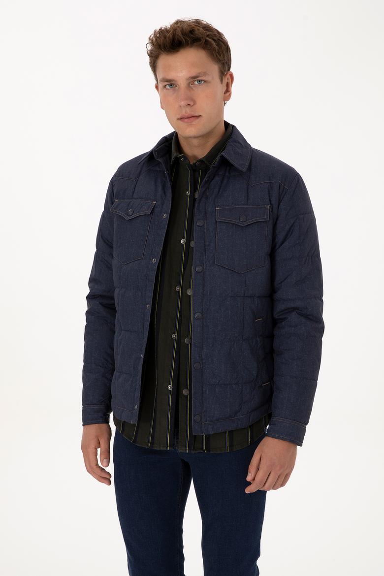 Erkek Lacivert Mont - 50310273006