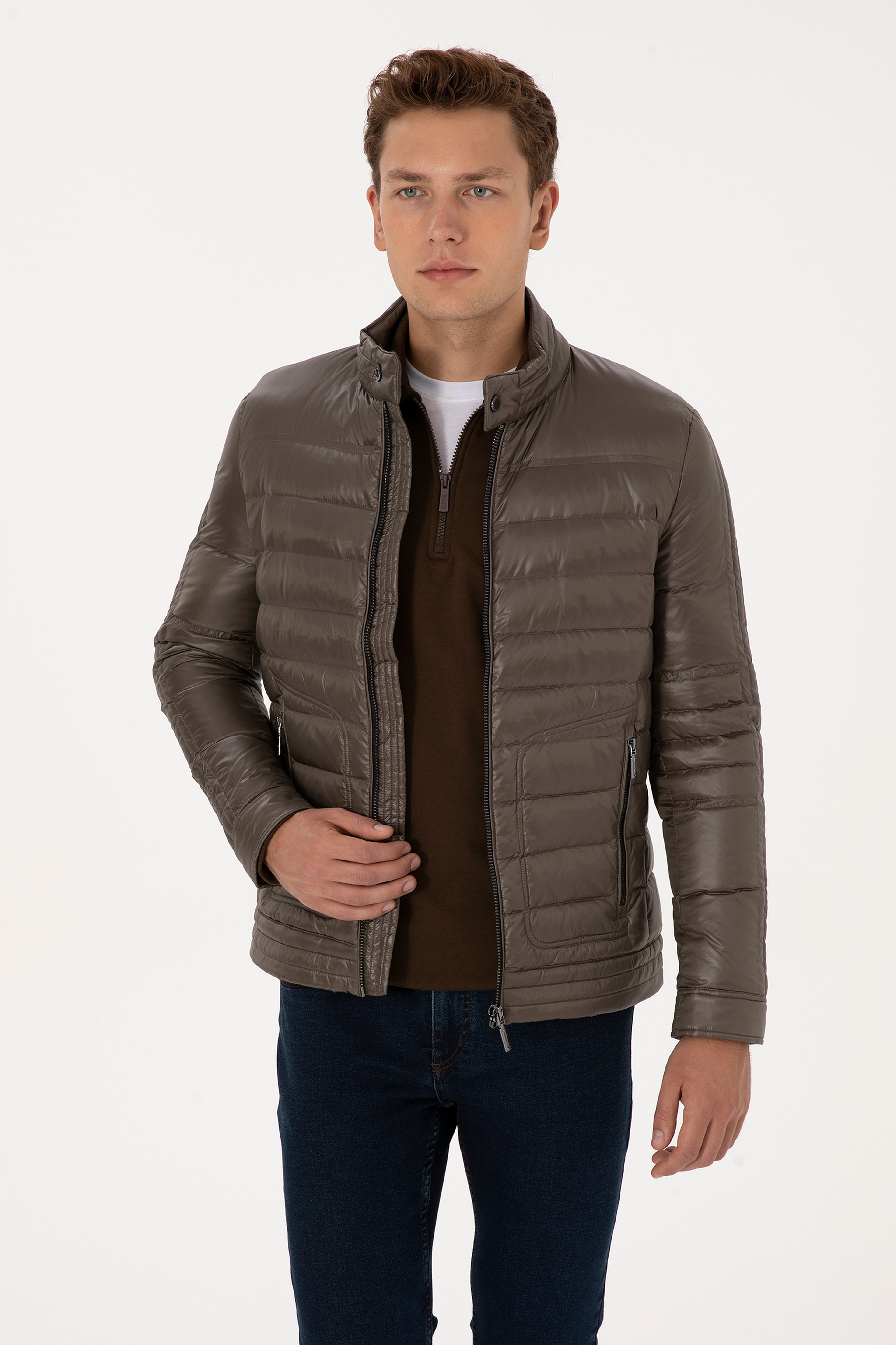 Erkek Vizon Mont - Image 3