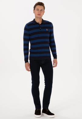 Erkek Lacivert Kazak - 50308354008