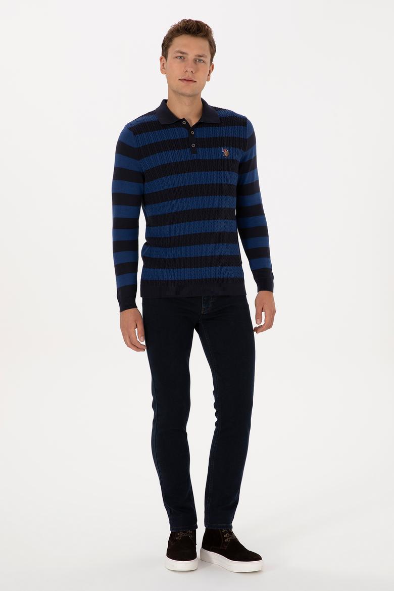 Erkek Lacivert Kazak - 50308354008