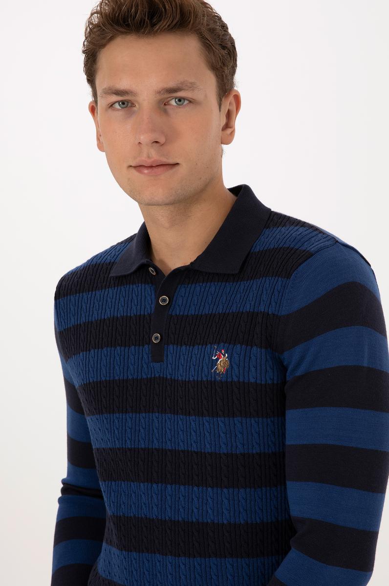 Erkek Lacivert Kazak