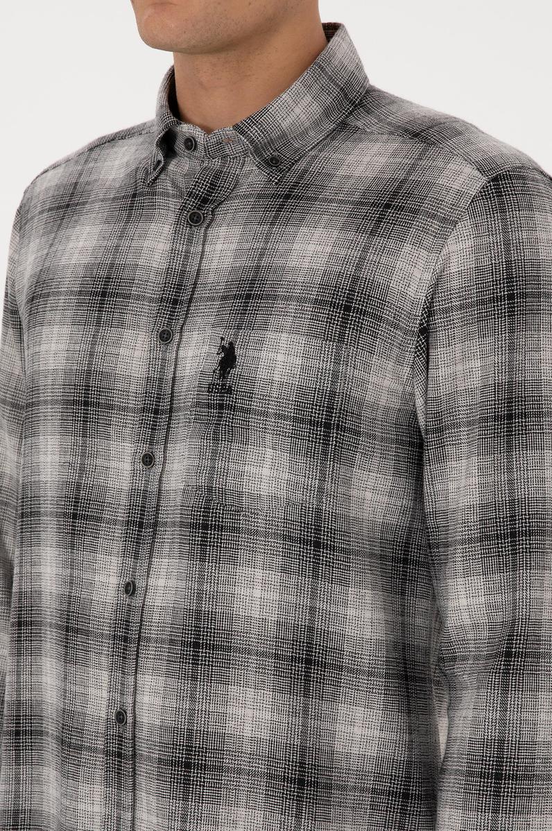 Erkek Siyah Uzun Kollu Gömlek