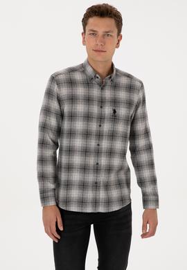 Erkek Siyah Uzun Kollu Gömlek - 50308583007