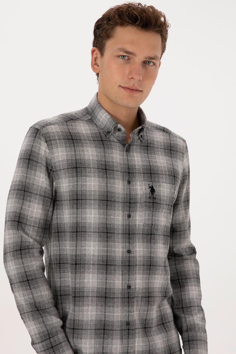 Erkek Siyah Uzun Kollu Gömlek - 50308583007