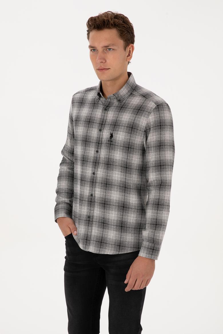 Erkek Siyah Uzun Kollu Gömlek - 50308583007