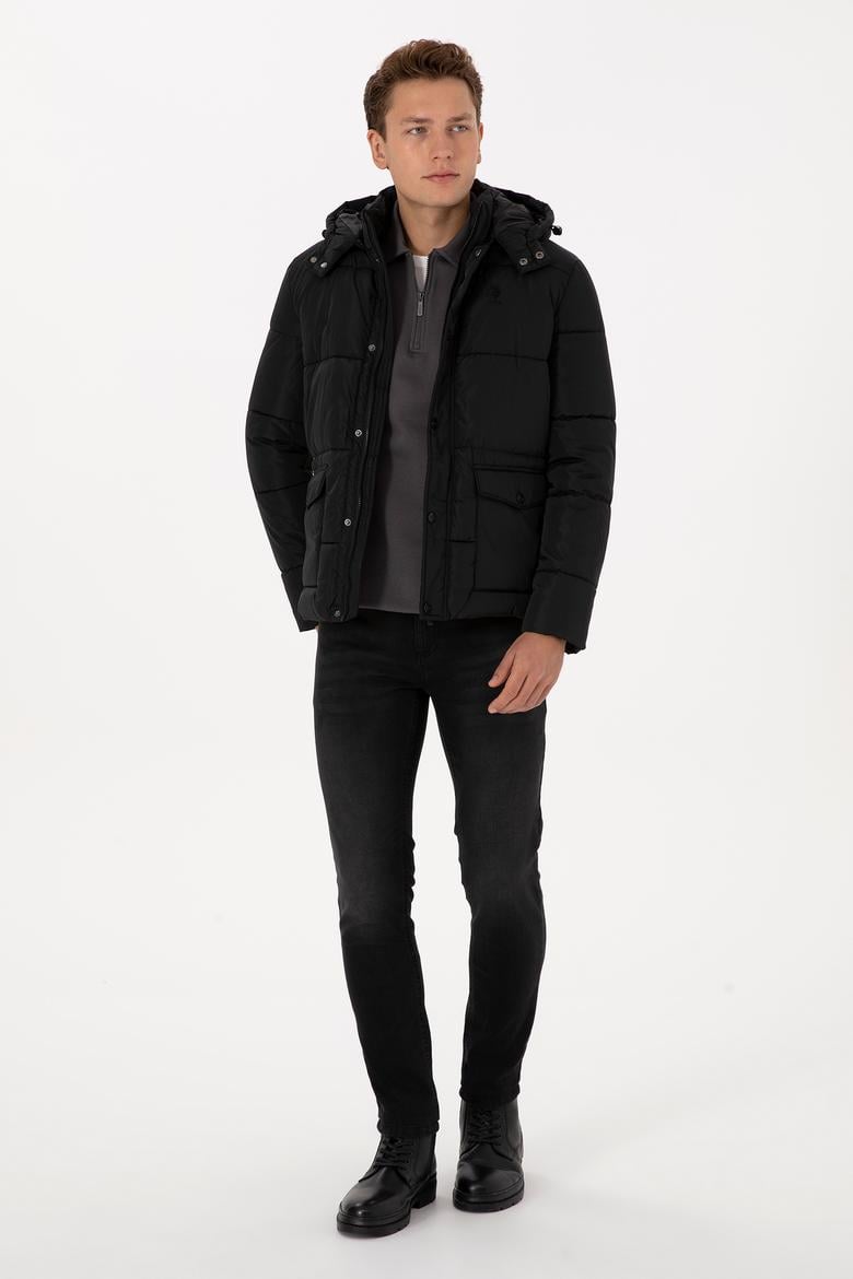 Erkek Siyah Kaban - 50310057009