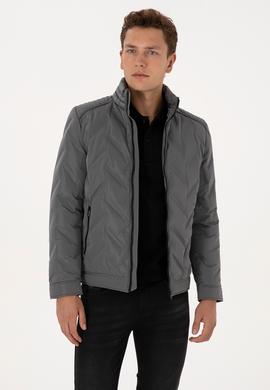 Erkek Gri Mont - 50310209056