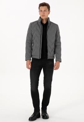 Erkek Gri Mont - 50310209056