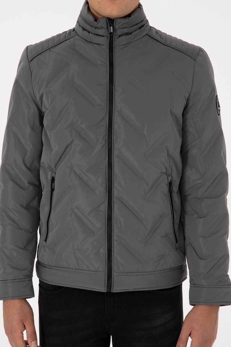 Erkek Gri Mont - 50310209056