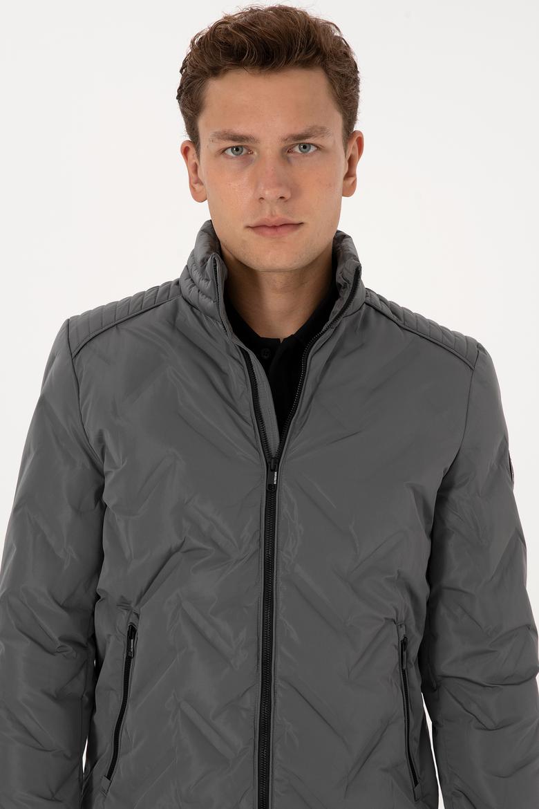 Erkek Gri Mont - 50310209056