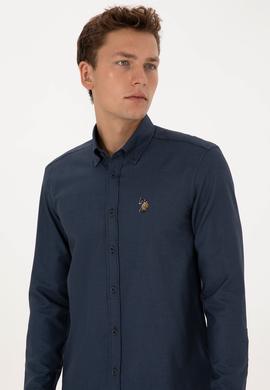Erkek Açık Lacivert Uzun Kollu Gömlek - 50308252001