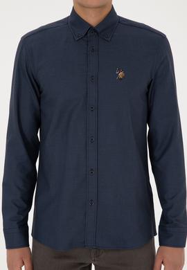 Erkek Açık Lacivert Uzun Kollu Gömlek - 50308252001