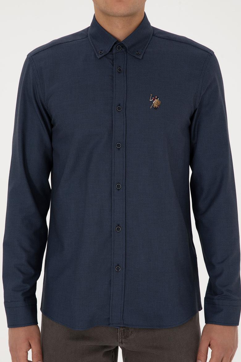 Erkek Açık Lacivert Uzun Kollu Gömlek - 50308252001