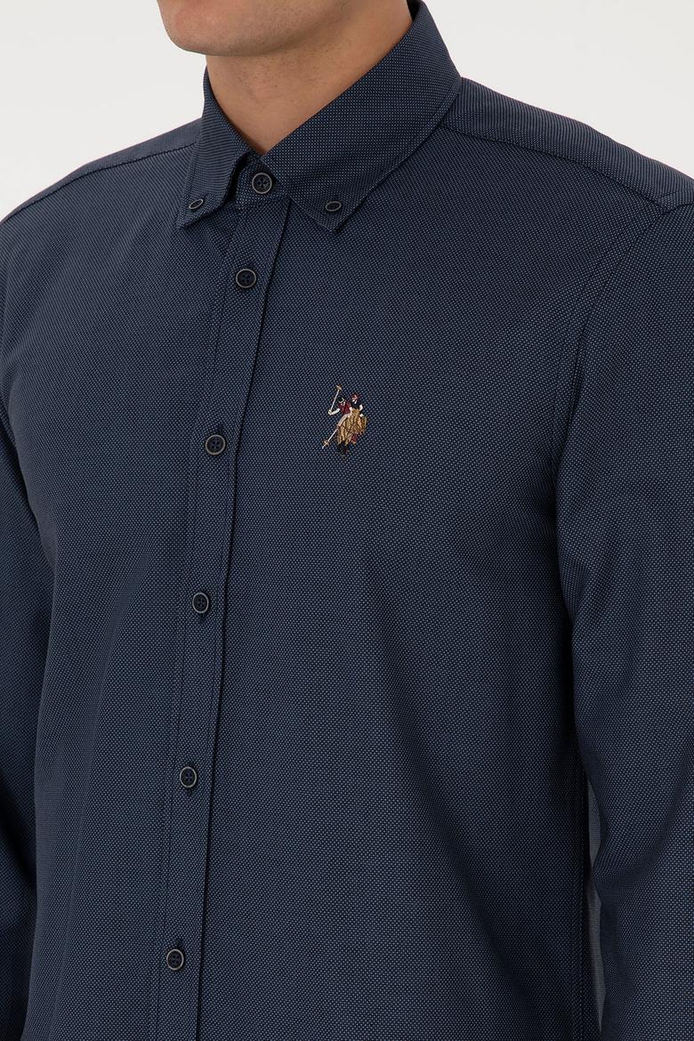 Erkek Açık Lacivert Uzun Kollu Gömlek - 50308252001