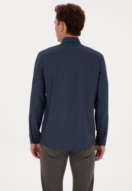 Erkek Açık Lacivert Uzun Kollu Gömlek - 50308252001