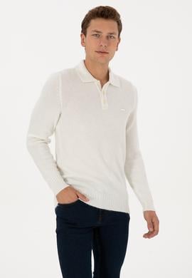 Erkek Krem Kazak - 50308276026