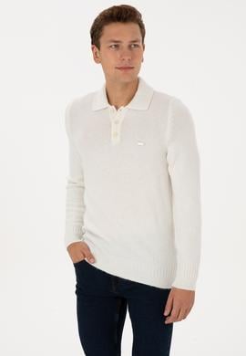 Erkek Krem Kazak - 50308276026