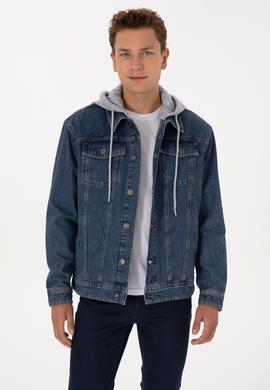 Erkek Koyu Mavi Jean Gömlek - 50308352014