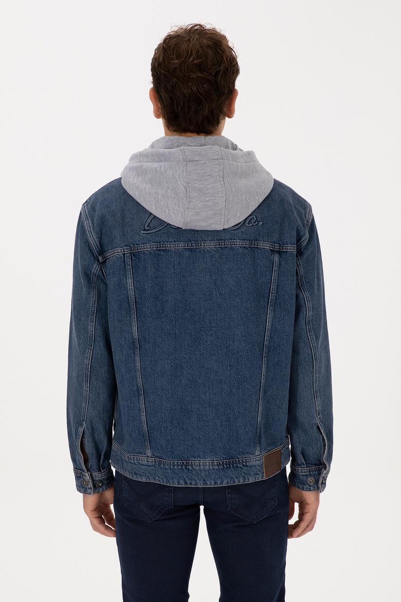 Erkek Koyu Mavi Jean Gömlek - 50308352014