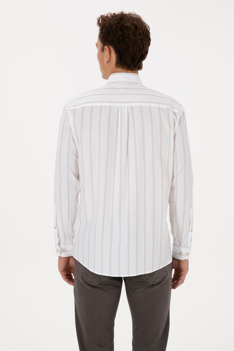 Erkek Taş Uzun Kollu Gömlek - 50308318017