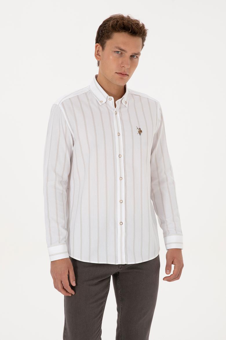 Erkek Taş Uzun Kollu Gömlek - 50308318017