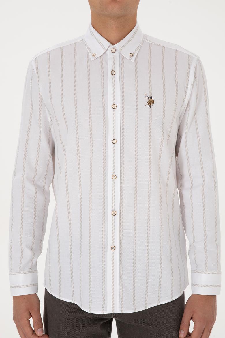 Erkek Taş Uzun Kollu Gömlek - 50308318017