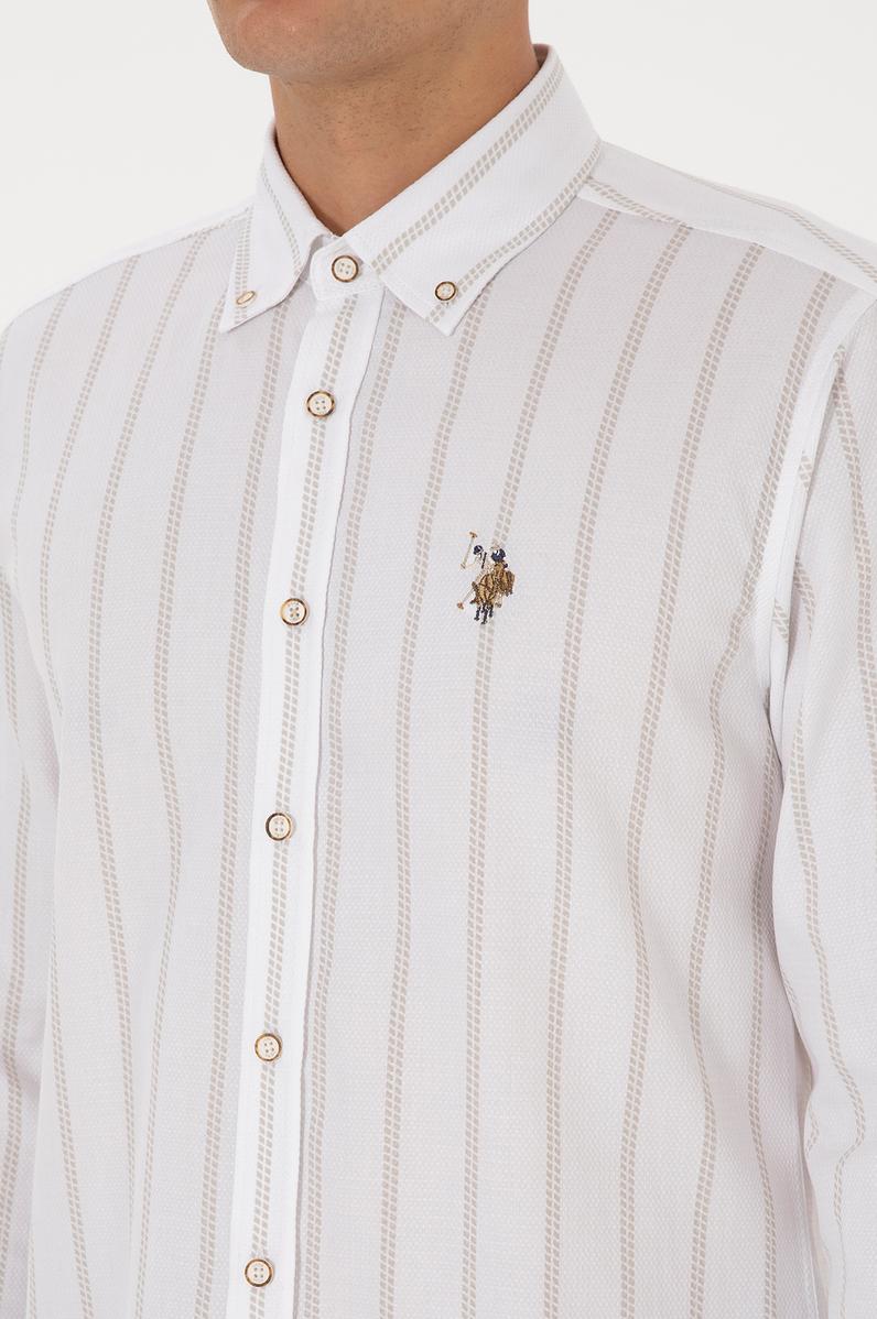 Erkek Taş Uzun Kollu Gömlek