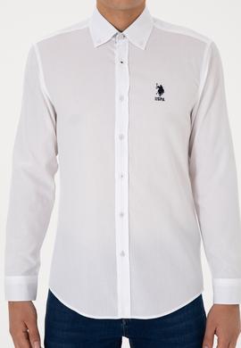 Erkek Beyaz Uzun Kollu Gömlek - 50308524035