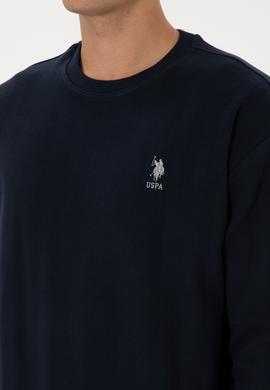 Erkek Comfort Fit Bisiklet Yaka Lacivert Sweatshirt - 50317050001