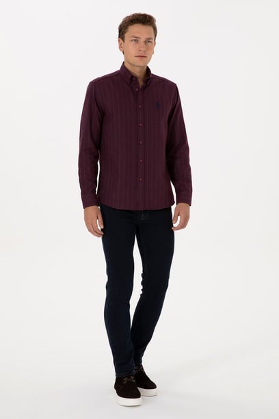 Erkek Koyu Mavi Slim Fit Jean Pantolon