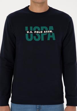 Erkek Regular Fit Bisiklet Yaka Lacivert Sweatshirt - 50308149007