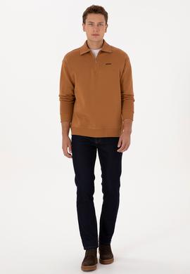 Erkek Koyu Mavi Straight Fit Jean Pantolon - 50310278131