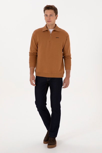 Erkek Koyu Mavi Straight Fit Jean Pantolon