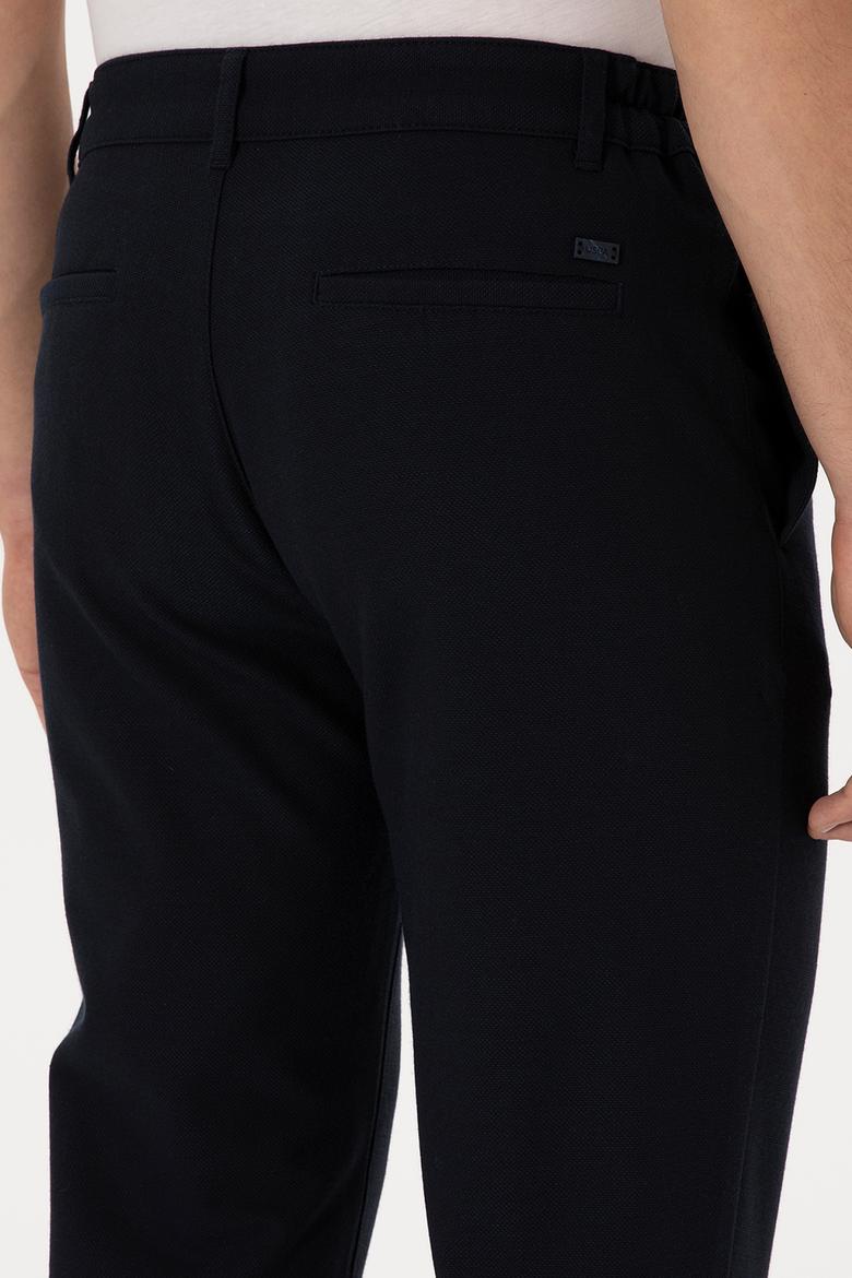 Erkek Lacivert Jogger Fit Kanvas / Chino Pantolon - 50311905176