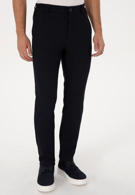 Erkek Lacivert Jogger Fit Kanvas / Chino Pantolon - 50311905176