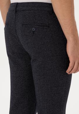 Erkek Lacivert Slim Fit Kanvas / Chino Pantolon - 50309907127