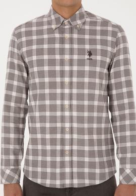 Erkek Vizon Uzun Kollu Gömlek - 50308532044