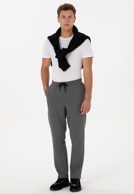 Erkek Antrasit Melanj Eşofman Altı - 50307670016