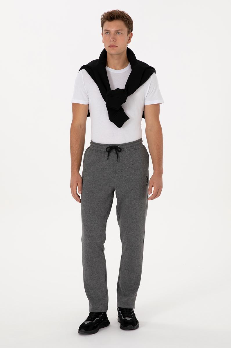 Erkek Antrasit Melanj Eşofman Altı