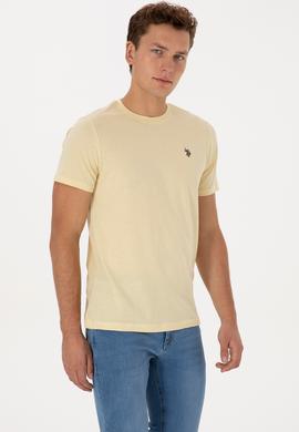 Erkek Açık Haki Basic Tişört - 50298015049