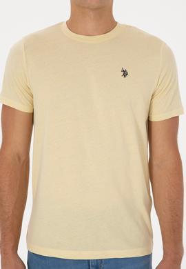 Erkek Açık Haki Basic Tişört - 50298015049