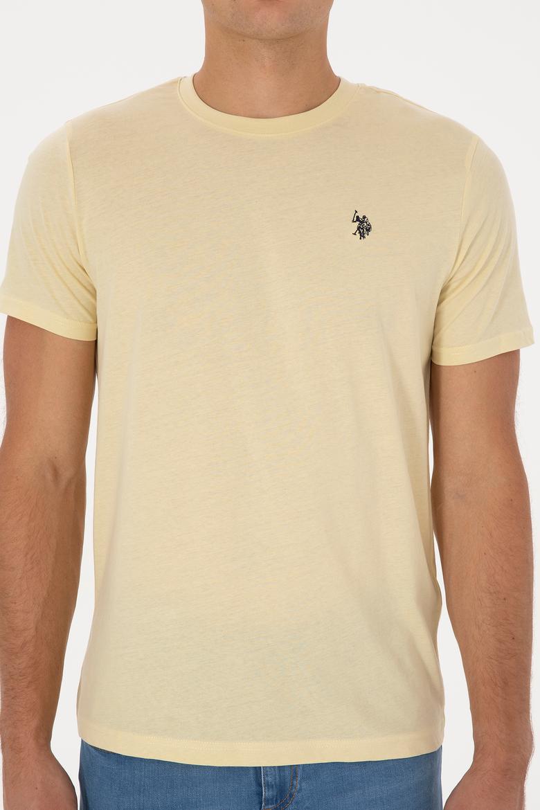 Erkek Açık Haki Basic Tişört - 50298015049