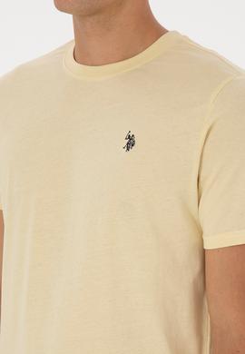 Erkek Açık Haki Basic Tişört - 50298015049