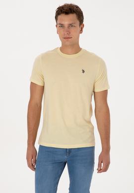 Erkek Açık Haki Basic Tişört - 50298015049