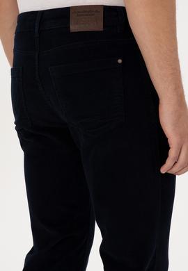 Erkek Lacivert Slim Fit Kanvas / Chino Pantolon - 50310150422