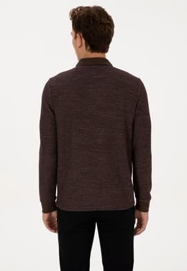 Erkek Kahverengi Basic Sweatshirt - 50307730038
